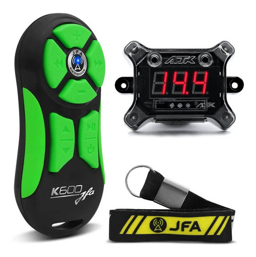 Controle Longa Distancia Jfa K600 Verde + Voltímetro Ajk 0