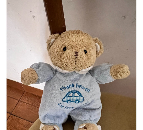 Oso Osito Peluche Chico Con Sonido Para Bebe 24x18x8cm 0