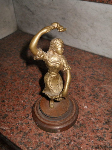 Estatuilla De Bronce Mujer Bailando !!! 1
