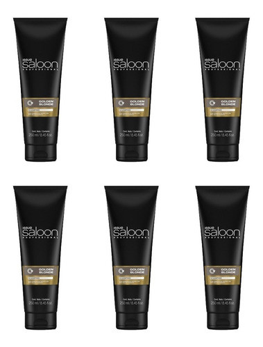 Kit X 6 Shampoo Matizador Golden Blonde Issue Dorado X 250ml 0