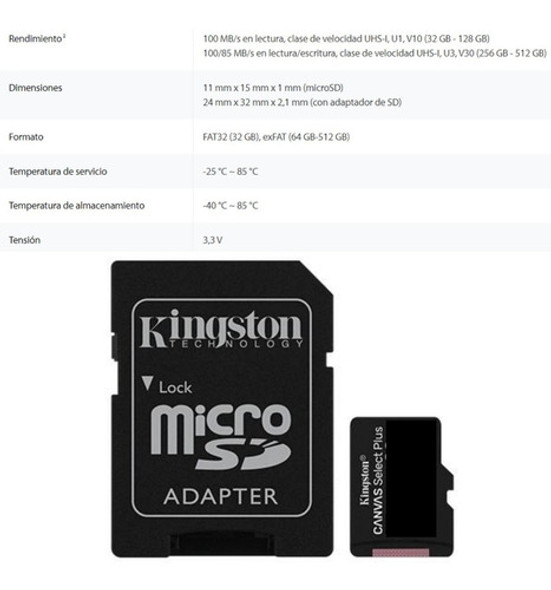 Pack X10 Memorias Micro Sd 64 Gb Kingston Clase 10 Mayorista 1