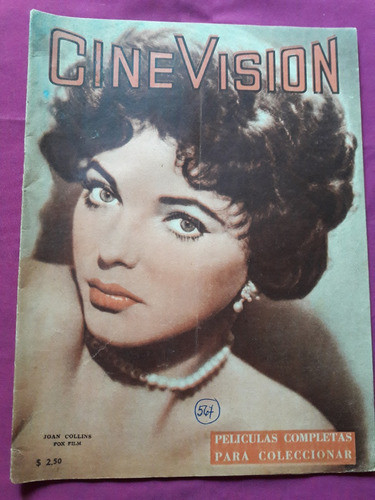 Revista Cine Visión Nº 567 Portada Joan Collins - Peliculas 0