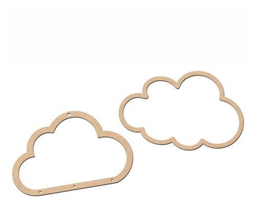 Atrapasueños Nube Calada Fibro Fácil 20cm X5 Unidades Oferta 1