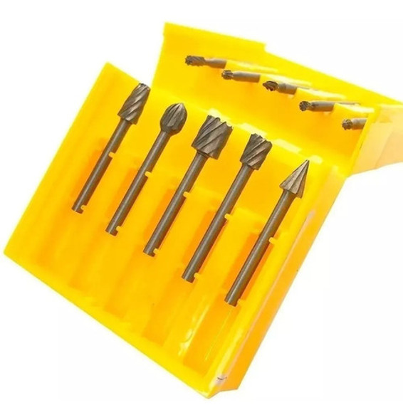 Mini Torno Kit Set Fresas Escofina Accesorios X10 Madera Pro 0