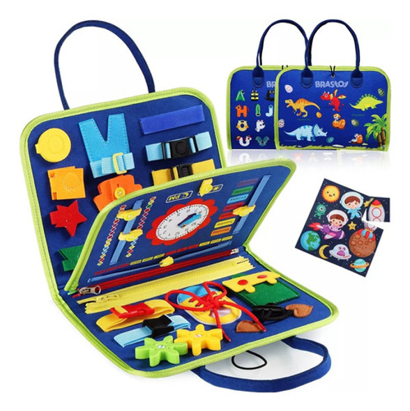 Maleta Educativa Montessori Sensorial Brinquedo 0
