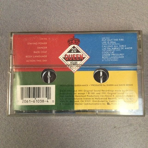 Queen - Hot Space - Casete Importado / Kktus 1