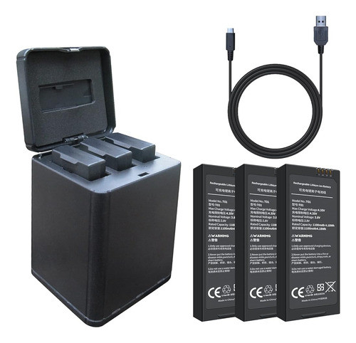 Gifi Power 3pcs X 1100mah Baterías Para Ryze Tech Dji Tello 0