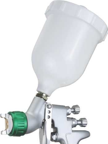 Pistola Pintar Gravedad Taza Plastica Para Auto Hvlp H923 En 0