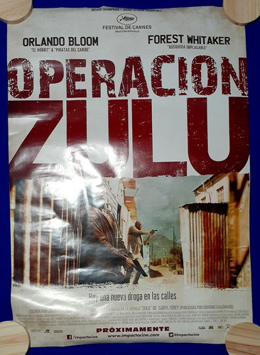 Operación Zulu ( Zulu) Poster Afiche Original Cine 100x70 0