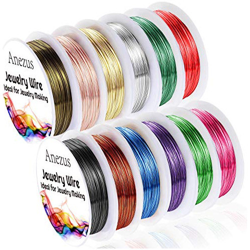Alambre De Cobre P/joyeria Artesanal Gaug26 0.4mm12u Multico 0