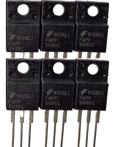Fqpf5n60c - Fqpf5n60 - 5n60c Transistor Mosfet-fet (6 Peças) 0
