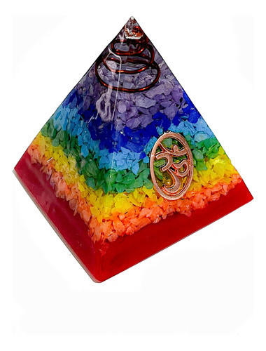 Piramide Orgon 7 Chakras Orgonita Energetica Tarot + Pendulo 1