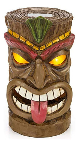 Vp Home Tiki Head Luz De Jardín Led Decorativa Para Exterior 0