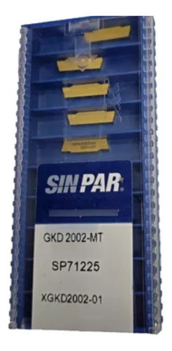 Caja 10 Insertos Ranurado Sinpar Gkd 2002-mt 2 Mm 0