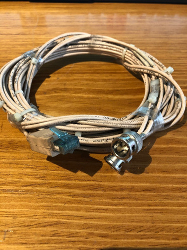 Cable Cctv Armado 2 Camaras Y Terminal Ethernet X 5 Mts 1