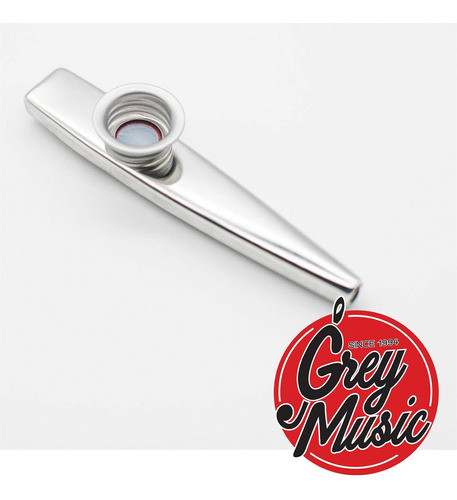 Kazoo Silver Sks30 Original Generation Metal Kazoo Cromado 1