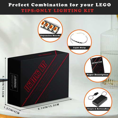 Super Kit Led P/ Lego Minecraft Celeiro Vermelho 21187 Novo 1
