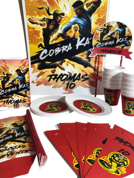 Cotillón Infantil Personalizado X 25 Cobra Kai 0