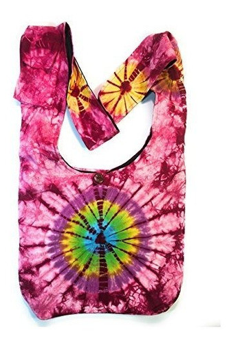Tie Dye Cruz Cuerpo Bolso De Hombro Bolso De Mano En Color R 0