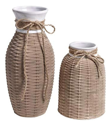 Jarrón Rústico De Cerámica De Teresas Collections Para Decor 0