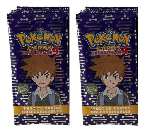 Cartas Pokemon Evolution Serie 4 Pack X 10 Sobres. Rey 0