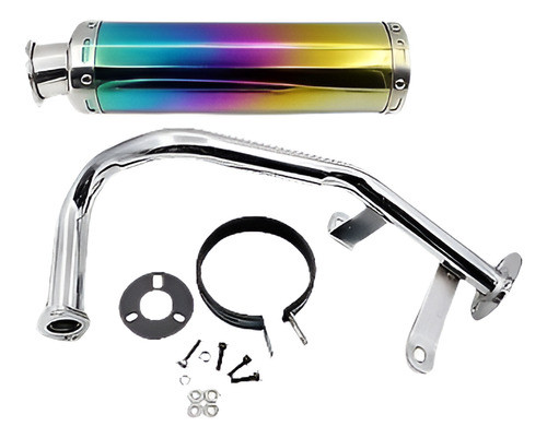 Scooter Performance Tubo De Escape De Acero Inoxidable Gy6 5 0