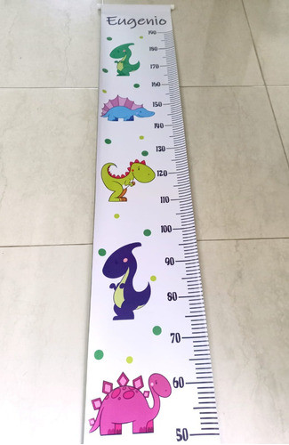 Medidor De Altura/crecimiento En Lona Vinílica 0,30x1,75cm 1