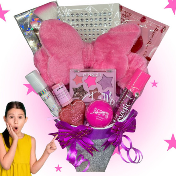 Ramo De Maquillaje Para Nenas Brillos Sombras Hadas Labial 1