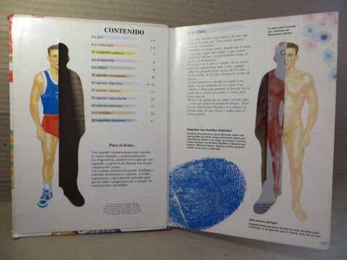 Cuerpo Humano, Editorial Sigmar Ventana Transparente 1