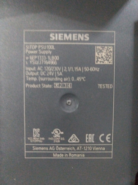 Clp Siemens Fonte 6ep1 333-1bl00 0