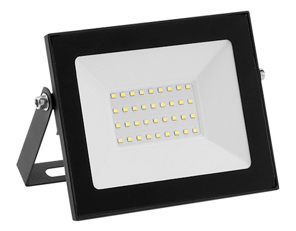 Foco Led 30w Negro Ip65 Cálida 3000lm Vivion 0