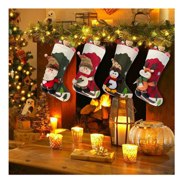 Dreampark Paquete De 4 Medias De Navidad Grandes De 18 Pulga 1 Dreampark Paquete De 4 Medias De Navidad Grandes De 18 Pulga 1