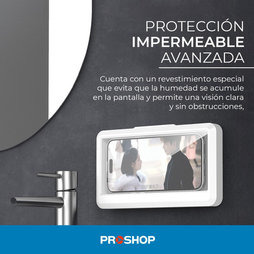 Soporte Celular Impermeable Ducha Baño Waterproof Cocina 1