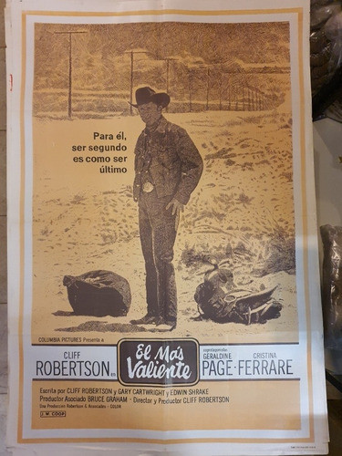 Afiche De Cine Original -el Mas Valiente-2087 0