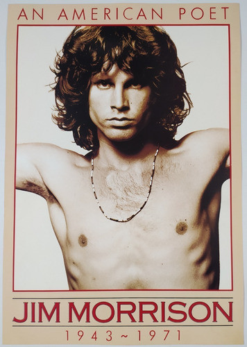 Poster Lamina Jim Morrison Doors Laser Rock Vintage 0
