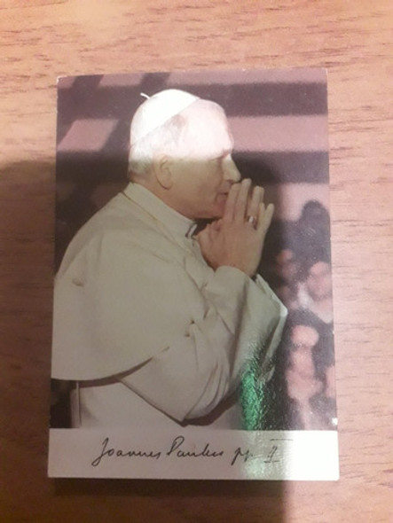 Antigua Postal Del Papa Juan Pablo Ii 0