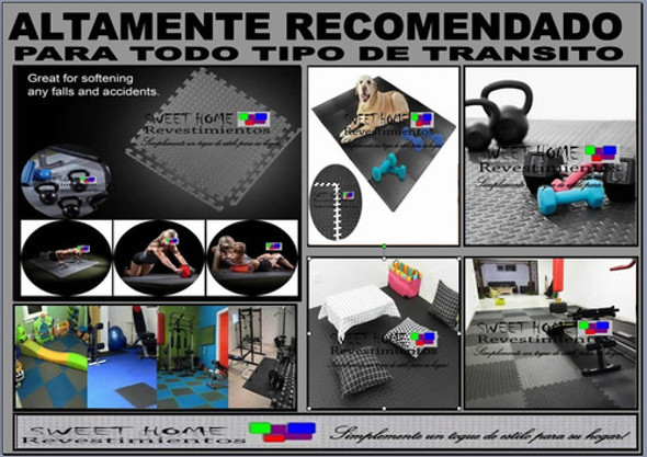 Colchoneta Alfombra Ideal Yoga, Gym O Camping Encastrable 1