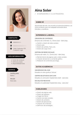 Currículum Vitae Formal Digital Pdf 0