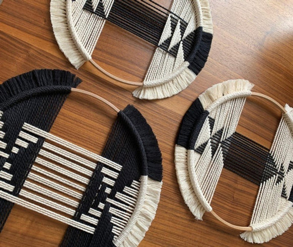 Conjunto Macramê Circular - Arte Geométrica 1