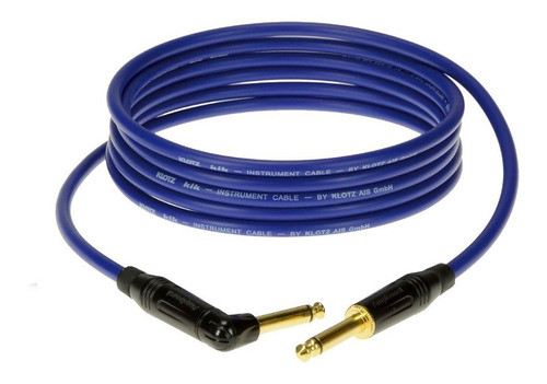 Klotz Kika06pr2 Blue Amphenol Angular Cable Para Instrumento 0