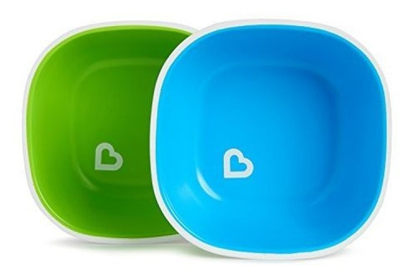 Munchkin Splash Cuencos Para Niños 2 Unidades Color Azul Y 0 Munchkin Splash Cuencos Para Niños 2 Unidades Color Azul Y 0