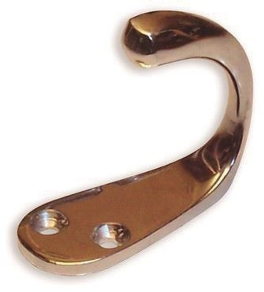 Gancho Percha Simple Bronce Cromado  47mm.   Ab Brass   Ch03 0