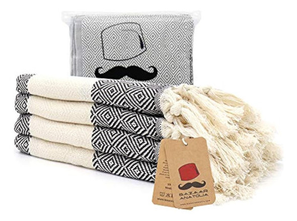 Juego De Toallas De Mano Turcas De 4 Toallas De Baño De Diam 0