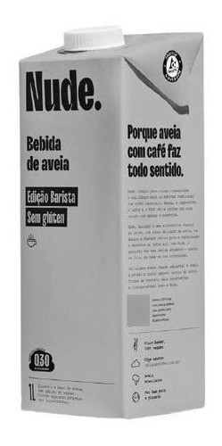 Leite Vegetal De Aveia Barista Orgânico Nude 1l 0