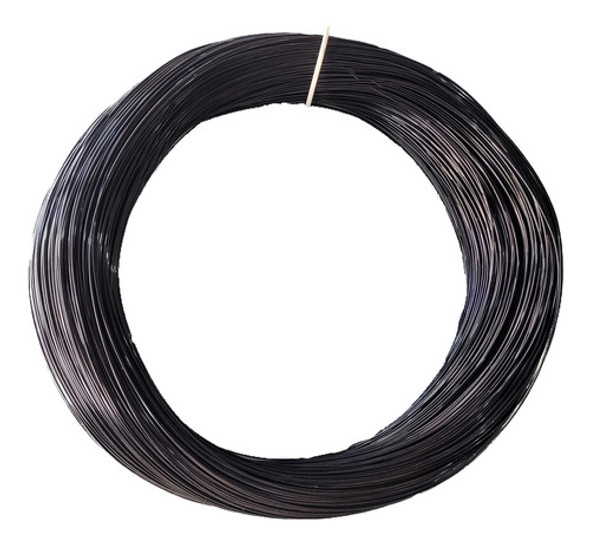 Alambre Plástico Negro Diám 3mmx15m Largo Media Sombra Rafia 0