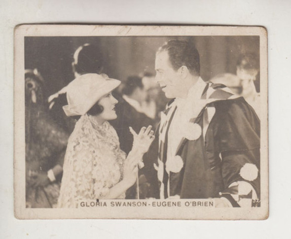 Cine Mudo Fine Manners Cromo Uruguay Gloria Swanson Vintage 0