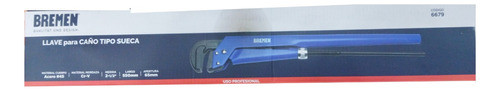 Llave Para Caño Tipo Sueca 2.5 Pulgadas X 550mm Bremen 6679 1