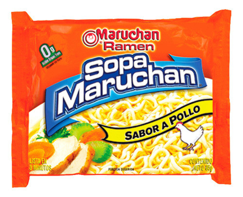 Pack X 24 Sopa Maruchan Ramen Sabor Pollo Sobre X 85 Grs 0
