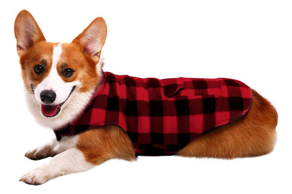 Casaco Xadrez De Inverno Asenku Para Cães, Jaqueta De Lã Par 1
