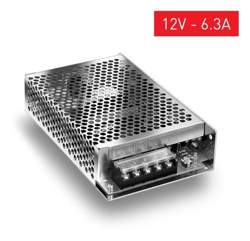Fuente Switching Metalica 12v 6a Amp Cctv Tira Led Gtia 1